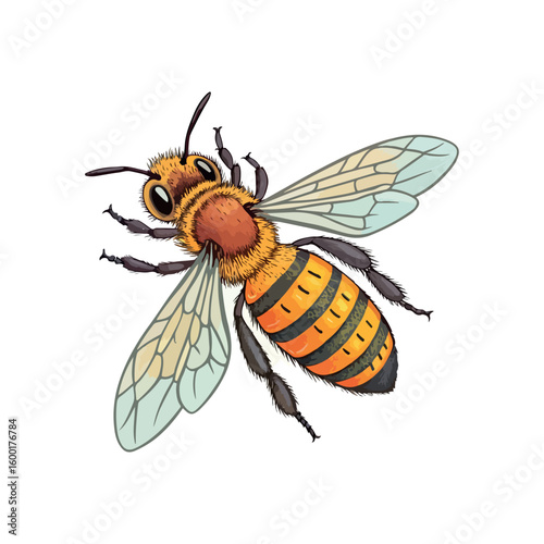 Had bee lice color vector on white background.03