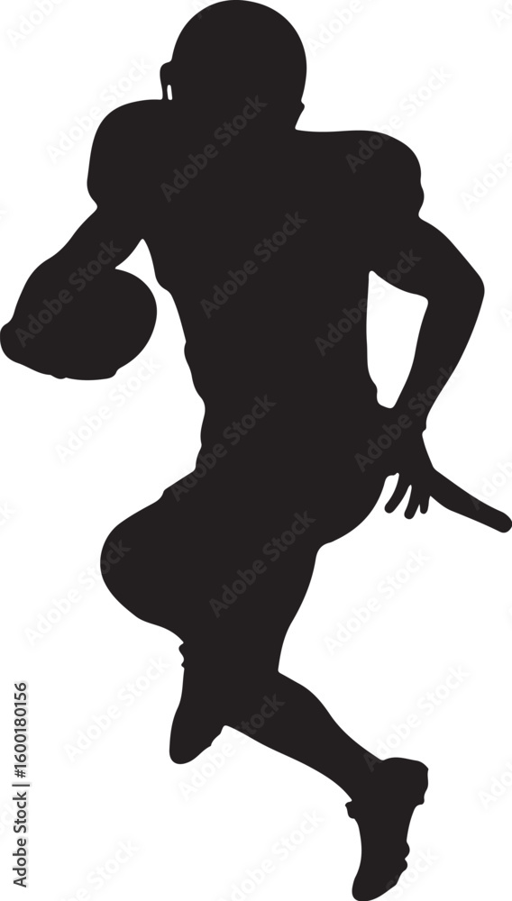 American football ,player, action, running man vector bundle American football ,player, action, running man vector bundle