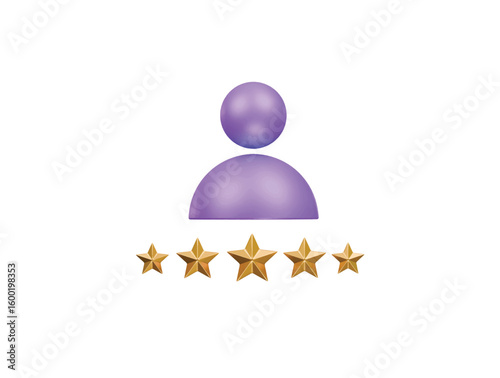 candidate icon 3d illustration  render