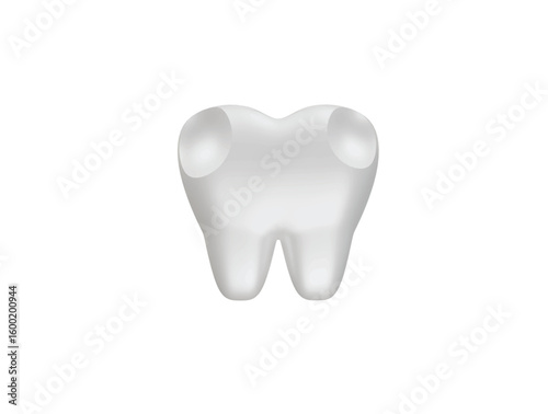 cavity icon 3d illustration render