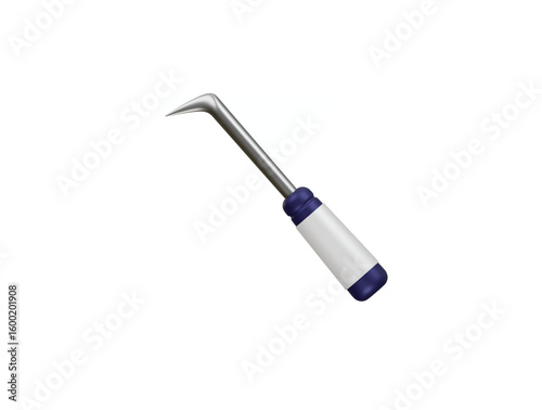 dental probe icon 3d illustration render