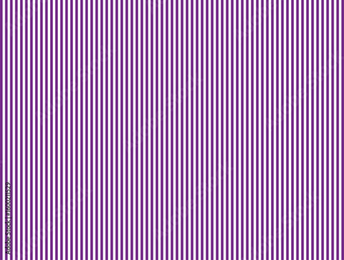 Purple and white vertical stripes pattern background. Seamless striped pattern, straight vertical lines, purple and white texture, vector background pattern. Optical illusion.