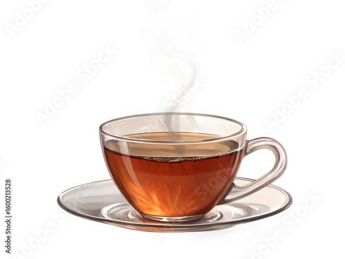 cup of tea isolated on transparent background