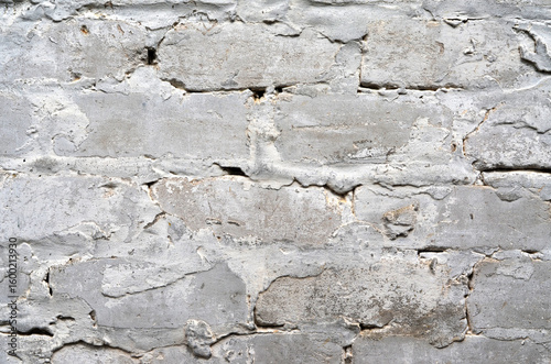 Texture of grunge brick surface close-up