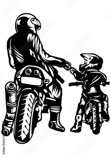 Father and Son Rider