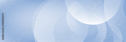 Abstract blue modern background with circle elements. Digital technology concept. Vector illustration.