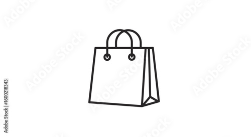 Modern Minimalist Vector Icon Collection for Shopping