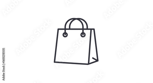 Modern Minimalist Vector Icon Collection for Shopping