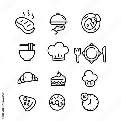 Food icon vector illustration