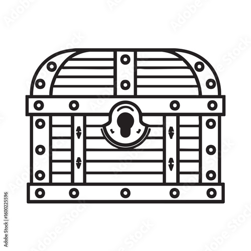 Treasure chest design for adventure themes and storytelling