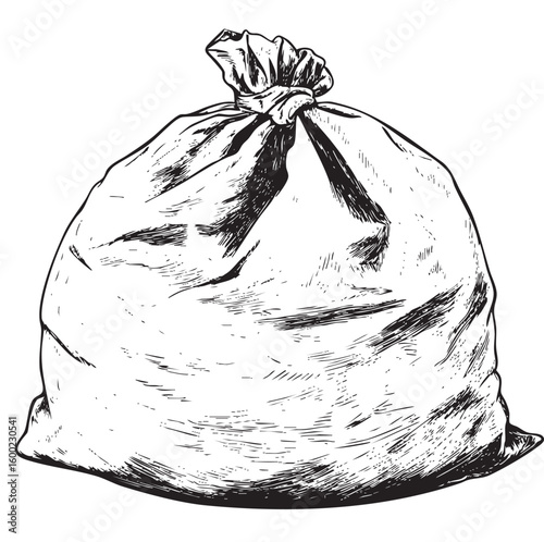 Recycling bag for eco friendly waste material