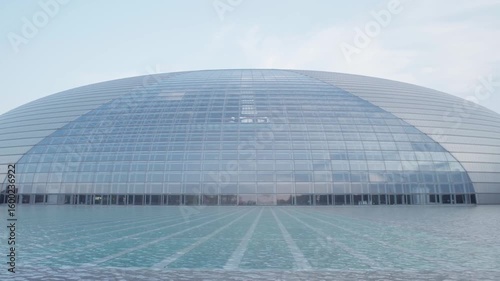 Beijing, China - may 16, 2025 The beautiful scene of the National Grand Theater National Center 