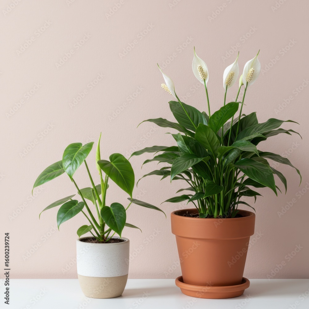 Fototapeta premium Minimalist Plant Decor