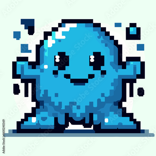 Clean outline ensures smooth vectorization.