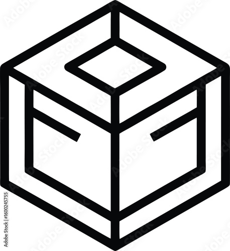 black box vector illustration