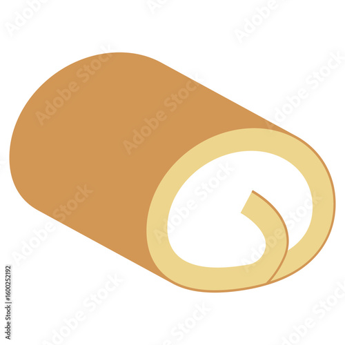 ロールケーキ　イラスト