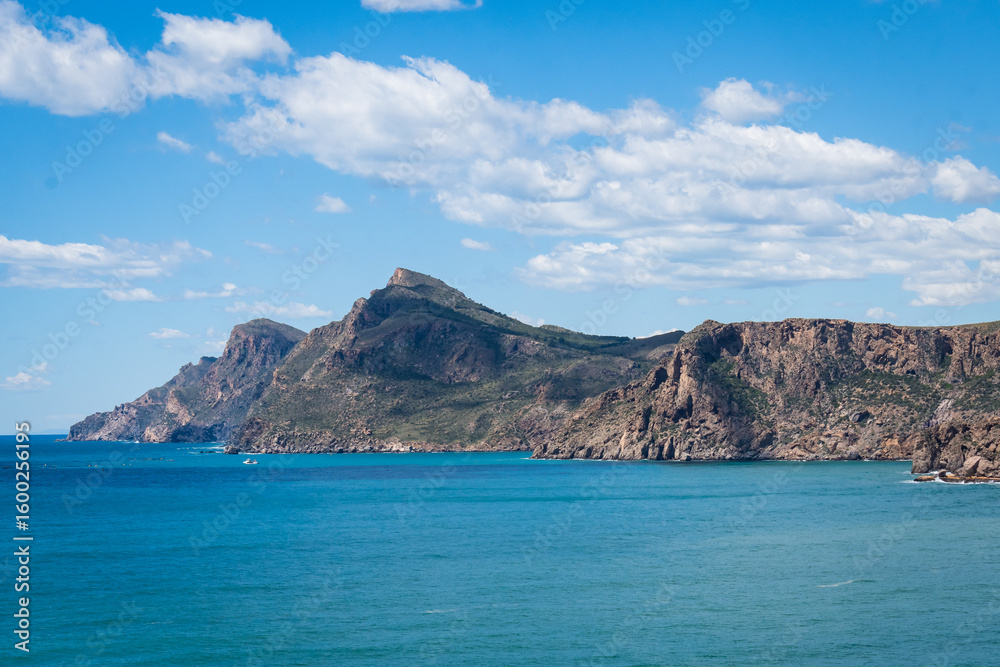 Fototapeta premium Landscape of Portman (Cartagena, Spain)