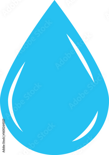 Blue water drop icon set. water bubbles repeating elements. clean water and hydration concepts. water conservation themes. Clean wash suds concept. Droplet sign
