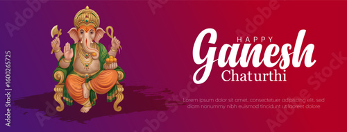 Lord Ganesha Idol for Ganesh Chaturthi Festival Celebration