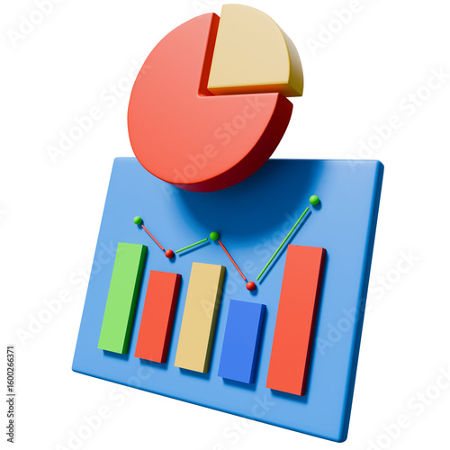 3D Charts and Graphs for Data Visualization
