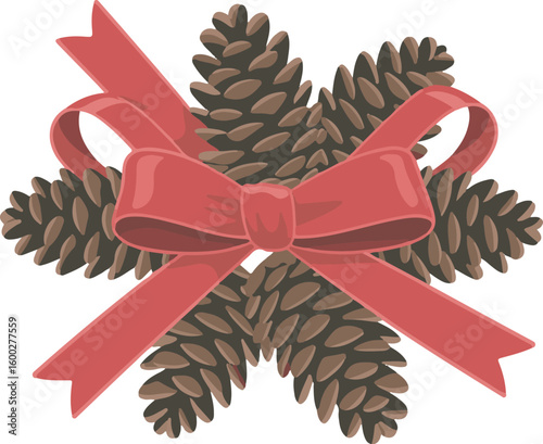 christmas pine cones