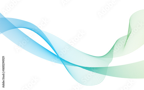 流れるような抽象的な波の背景イメージ素材