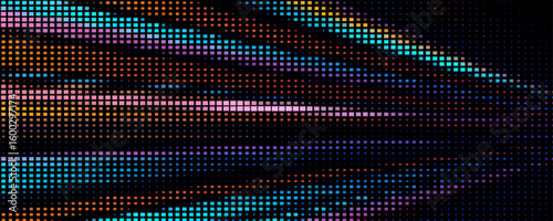 Light Multicolor, Rainbow vector modern geometrical circle abstract background. Geometric pattern in halftone style with gradient.