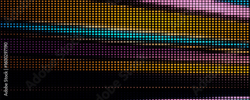 Light Multicolor, Rainbow vector modern geometrical circle abstract background. Dotted texture template. Geometric pattern in halftone style with gradient.