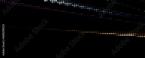 Black halftone pattern on white background. Linear halftone background. Vector illustration isolated on white background. eps10
