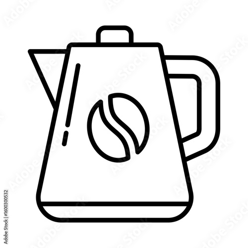 Coffee Kettle Outline Icon