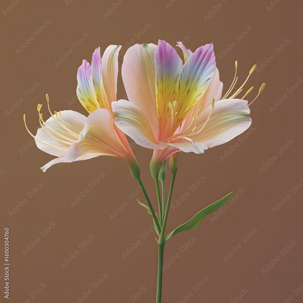 Fototapeta premium color flower, generation AI
