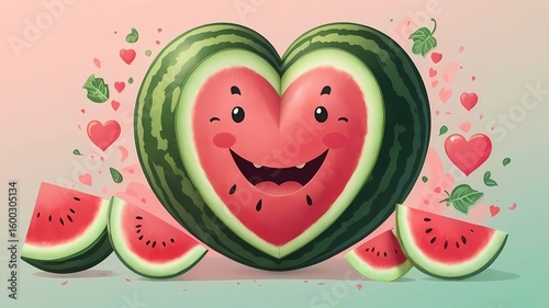 Heart Watermelon