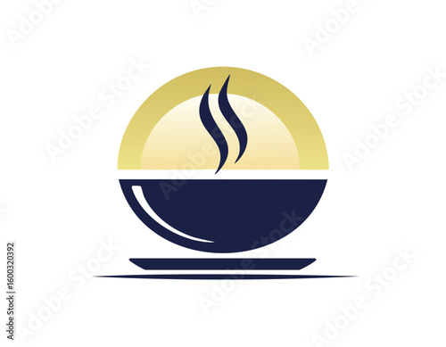 soup steaming stencil icon silhouette vector illustration.graphic, liquid, outline, silhouette, warm, steam, stencil, hot, illustration, kitchen, shape, steaming, broth, design, icon, meal, soup, 
