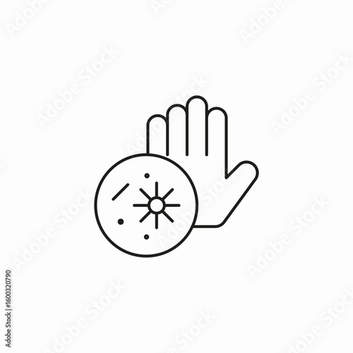 antibacterial hand sanitizer icon sign vector
