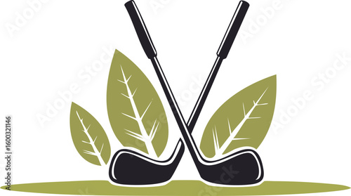 golf club icon vector illustration.sport, clip art, club, game, golf, play, recreation, golf ball, golfer, golfing, isolated, white, equipment, iron, leisure, association, competition, competitive, 