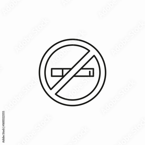 no smoking prohibited icon sign vector