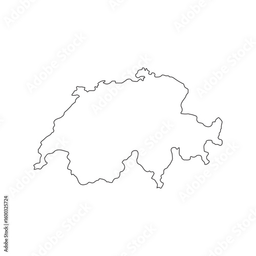 Switzerland map icon