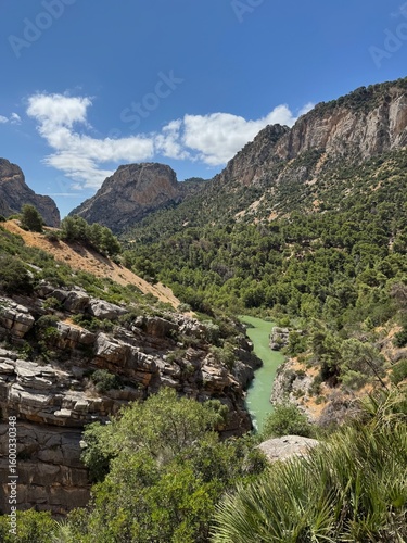Caminito del Rey in Andalucia Spain