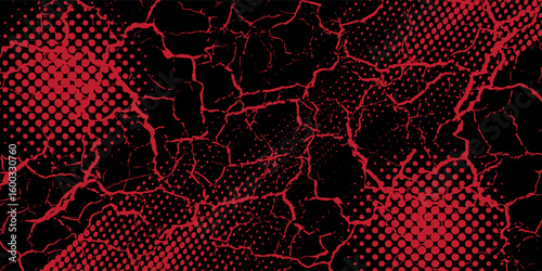 red black brush wrap car sticker pattern abstract banner sporty lines black red color combination grunge brush pattern racing motorsport design.