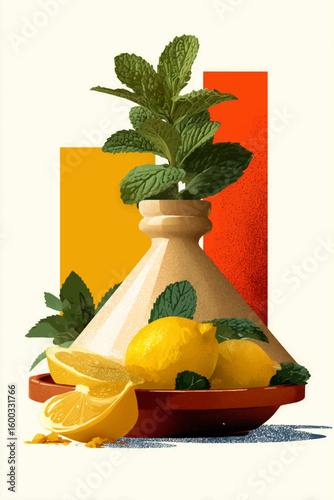 Tagine menthe citron