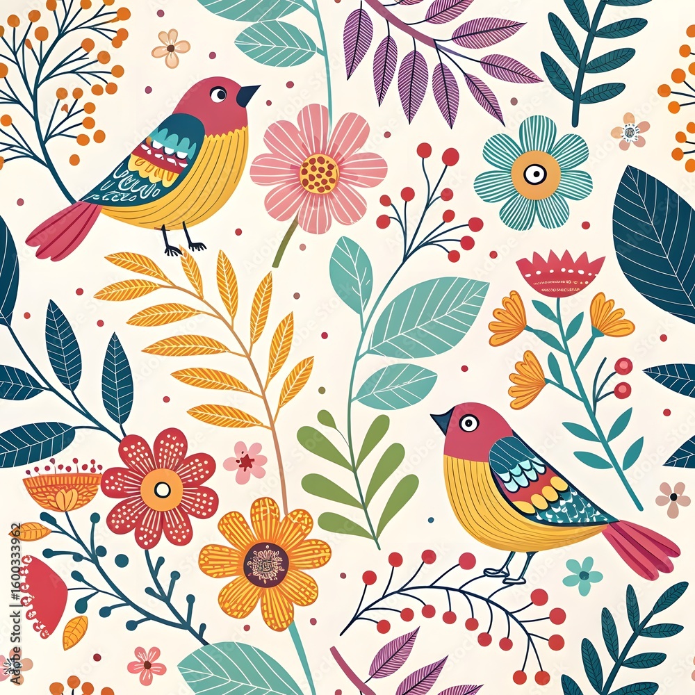 Bird garden folk