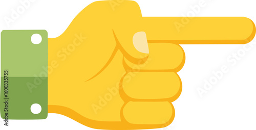 pointing hand right icon vector design