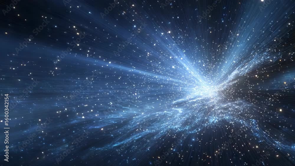explore star fields in space star burst light