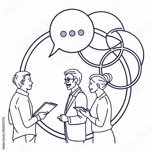 Business people discussing ideas meeting discussion