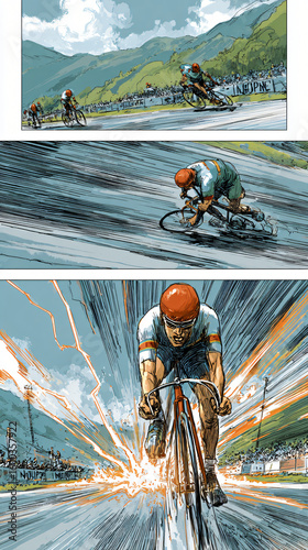 the speed bicycle runner