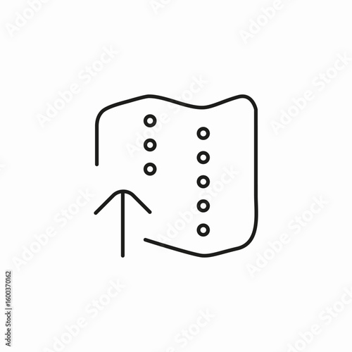 map upload data icon sign vector