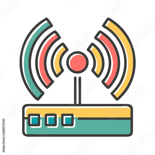 wi fi signal icon vector  .svg