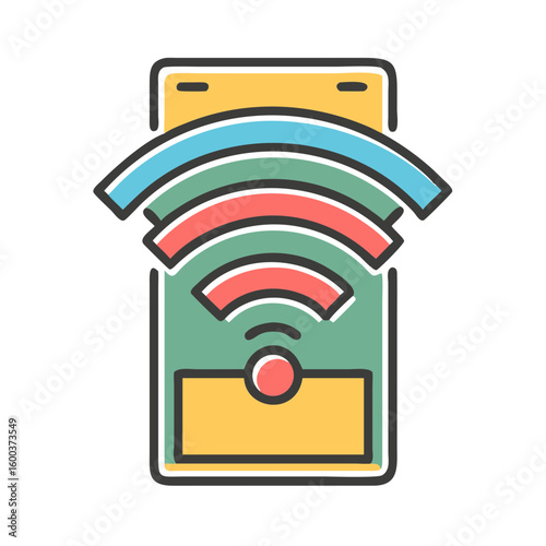 wi fi signal icon vector  