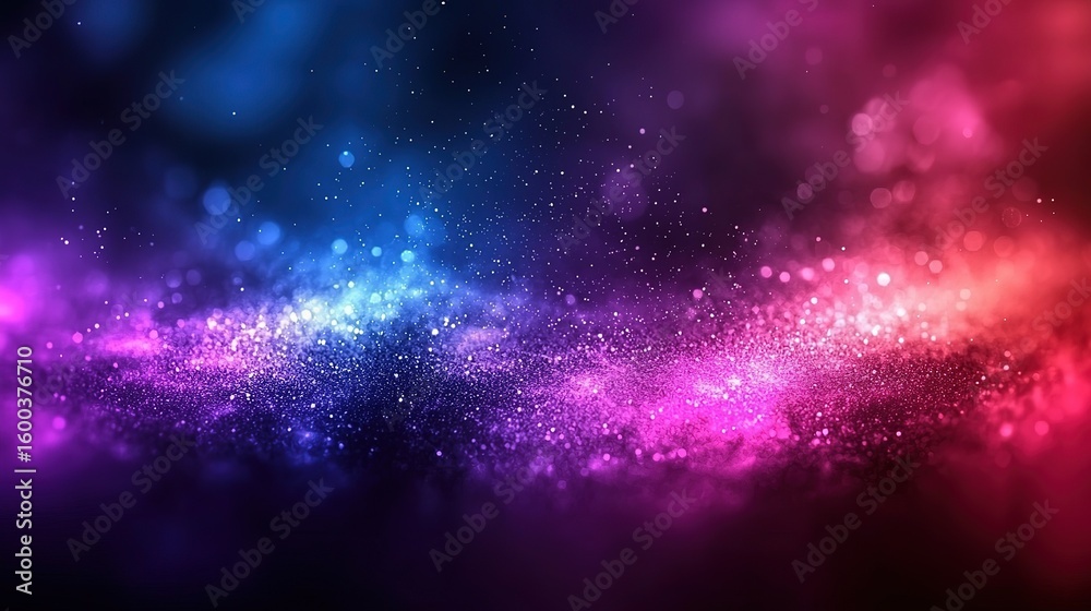 Fototapeta premium Soft Purple Blue Pink Gradient Blurred Background for Graphic Design with Copy Space