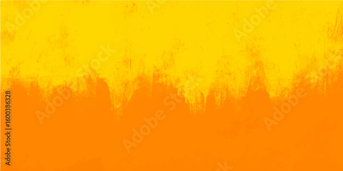 Grunge orange and yellow paint swirls evoke a hot, fiery texture with a vintage feel, like burning paper